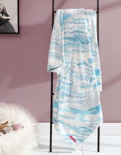 نحيف Betsey Johnson بطانية رخامية زرقاء متعدد مُكَمِّلات ZXT0V411