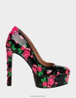 نحيف Betsey Johnson بوني أسود متعدد أحذية ZXT0V109