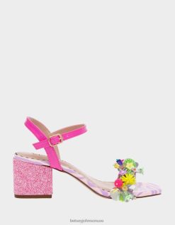 نحيف Betsey Johnson جايلين متعدد الوردي أحذية ZXT0V97