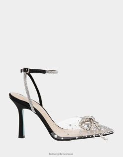 نحيف Betsey Johnson حلمت أسود أحذية ZXT0V119