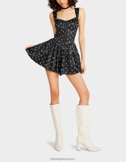 نحيف Betsey Johnson رومبير سكالتاستيك أسود ملابس ZXT0V277