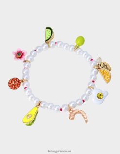 نحيف Betsey Johnson سوار مطاطي ساحر ليقضوا متعدد مجوهرات ZXT0V353