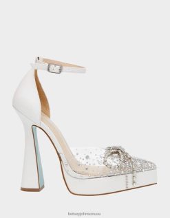 نحيف Betsey Johnson شير أبيض أحذية ZXT0V83