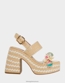 نحيف Betsey Johnson شيلي متعدد الطبيعي أحذية ZXT0V67