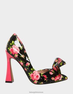 نحيف Betsey Johnson نبيل ص أسود متعدد أحذية ZXT0V124
