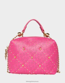 نحيف Betsey Johnson وضع الجمجمة crossbody لون القرنفل مُكَمِّلات ZXT0V240