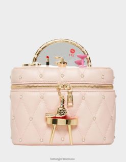 نحيف Betsey Johnson kitsch مرآة الغرور crossbody احمر خدود مُكَمِّلات ZXT0V217