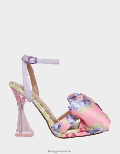 نحيف Betsey Johnson Pollie متعدد الوردي أحذية ZXT0V73